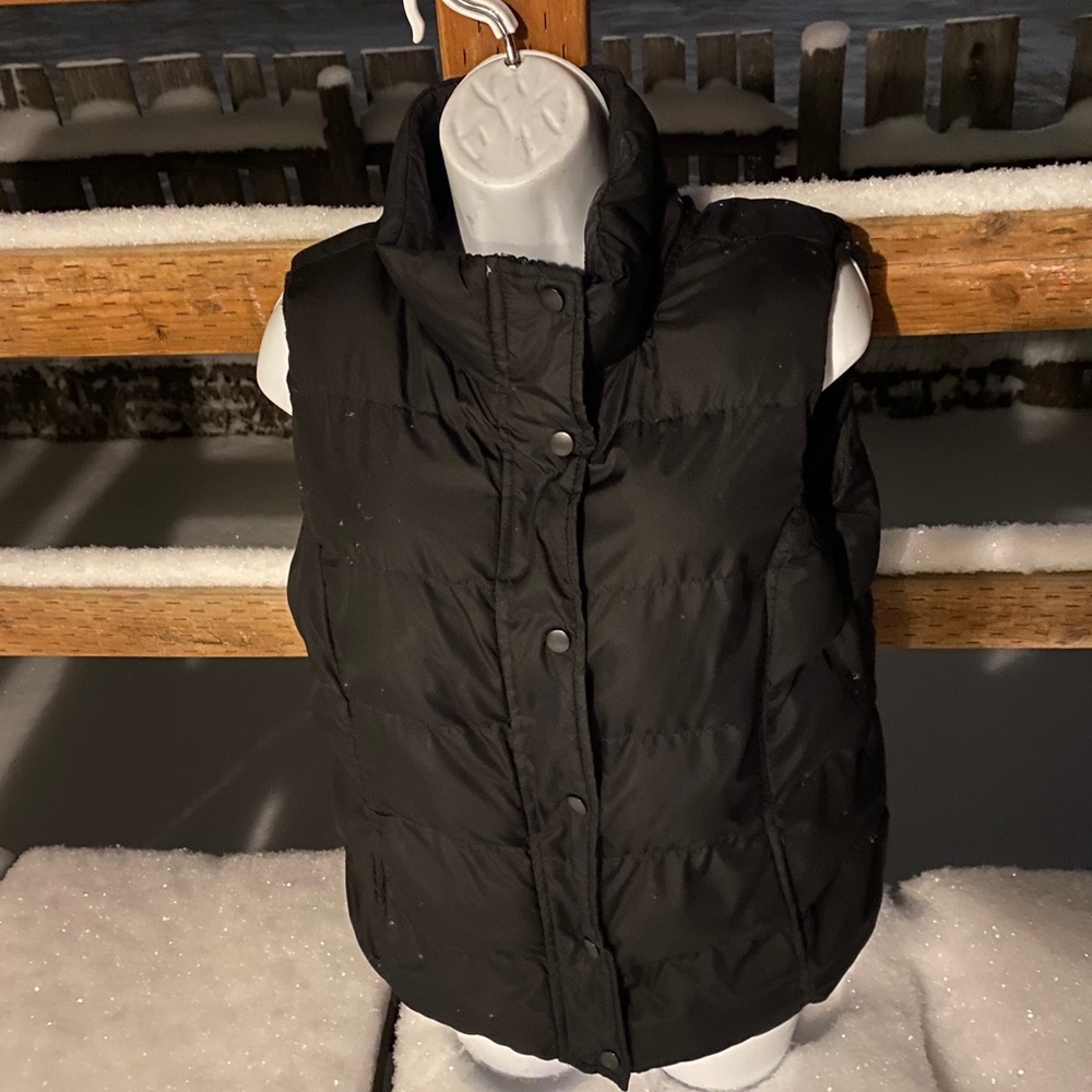 Black Rich Classic Puffer Vest